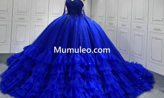 RUFFLED OFF THE SHOULDER ROYAL BLUE QUINCEANERA DRESSES 2024 Copy Copy