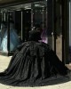 Off Shoulder Black Vestidos De 15 Anos Sweet 15 Gowns Sequin Quinceanera Dress Sweetheart Neck 2024 Ball Gown Princess Dresses With Bow