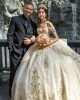 Off Shoulder Champagne Quinceanera Dress Ball Gown Lace Applique Corset Mexican Sweet 16 Vestidos De 15 Anos