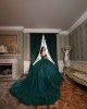 Off Shoulder Emerald Green Quinceanera Dress Sweetheart Neck Vestidos De 15 Anos Ruffled 15TH Birthday Dress