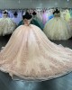 Off Shoulder Quince Pink Dress Girl Sweetheart Neck Princess Quinceanera Dresses