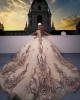 Strapless Champagne Quinceanera Dress Sleeveless Sweet 15 Gowns Sequin Wear Pageant Lace Appliques Sweetheart Neck Vestidos De 15 Anos