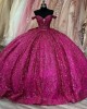 Sweetheart Fuchsia Quinceanera Dresses Hot Pink Sweet 16 Dress