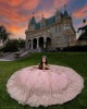 Off Shoulder Lace Appliques Ball Gown Sweetheart Neckline Beading Pink Quinceanera Dresses