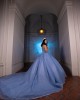 Beading Sleeveless Ball Gown Sweetheart Neckline Blue Quinceanera Dresses