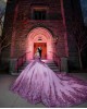 Metallic Sequin Off Shoulder Ball Gown Sweetheart Neckline Lilac Quinceanera Dresses