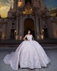 Sleeveless Lace Appliques Ball Gown Sweetheart Neckline Beading Strapless Pink Quinceanera Dresses