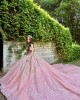 Coral Quinceanera Dress Off Shoulder Vestidos De 15 Anos Lace Appliques Wear Pageant Sweetheart Neck Sweet 15 Prom Party Dresses