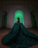 Emerald Green Quince Dress Off Shoulder Vestidos De 15 Anos Sweetheart Neck Sweet 15 Gowns With Bow