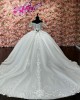 Lace Appliqued Ivory Quinceanera Dresses Off The Shoulder