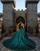 Off Shoulder Emerald Green Quinceanera Dresses Lace Appliques Sweetheart Neck 15 Dress