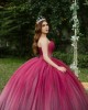 Sleeveless Burgundy Quince Dresses V Neck 15 Dress in instagram