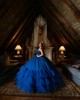 Tiered Sleeveless Blue Quince Dresses V Neck 15 Dress