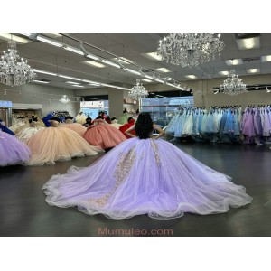 Off The Shoulder Lilac Quinceanera Dresses Dama Dress 2024