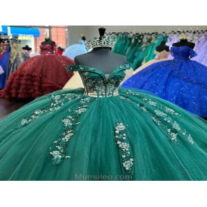 See Through Bodice Instagram Emerald Green Quince Dress 15 Dresses