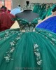 See Through Bodice Instagram Emerald Green Quince Dress 15 Dresses