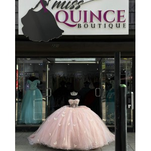 Sleeveless Light Pink Quince Dress Lace Appliques 15 Dresses Sweetheart Neck Ball Gown With Bow