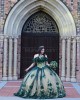 Off Shoulder Green On Nude Quinceanera Dress Sweetheart Neck 15 Dresses With 3D Flowers