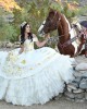 Off Shoulder Layered White Quinceanera Dress Lace Appliques Sweetheart Neck 15 Dresses