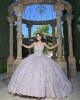 Sweetheart Neck Lilac Quinceanera Dress Sequin Lace Appliques Sleeveless 15 Dresses