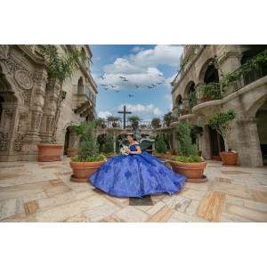 Off Shoulder Blue Quinceanera Dresses Sweetheart Neck Lace Appliques 15 Dress