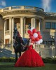 Sleeveless Red Quinceanera Dresses Sweetheart Neck 15 Dress With 3D Flowers