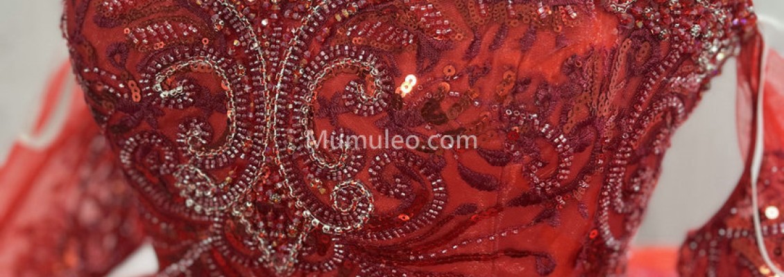 DETACHABLE RED QUINCE DRESSES METALLIC SEQUIN 15 DRESS SWEETHEART NECK BALL GOWN